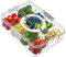 STORICANS Snackle Box Container, Divided Serving Tray with Lid and Handle, 8 Compartments Snack Box Container, Portable Clear Snack Organizer for Travel Party and Picnic Charcuterie, Nut Storage