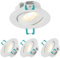SYLVANIA LED Einbaustrahler 230V | 3er Pack | Warmweiß | LED Spots Ø 68 mm | Schwenkbar | Deckenspots für Wohnzimmer, Badezimmer, Küche
