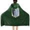 Fehodun Anime Umhang Attack on Titan Cape Decke Anime Cosplay Harness Mantel Manga Karneval Kostüm Halloween Requisiten