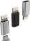 Adaptador de carga micro USB hembra a Lightning macho (3 paquetes) Android Cable de Para iPhone 14 13 Pro MicroUSB Cables Jack para Apple MFI Certified Enchufe Para iPad Cargador Adaptadores mc-to-L