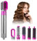Bwaliffury Hair Styler Set, Professional Airstyler Set mit Rundbürstenföhn, Warmluftbürste, Airflow Lockenstab Automatisch, Haartrockner, Haarglätter Bürste für Glätten, Trocknen, Volumen, Locken