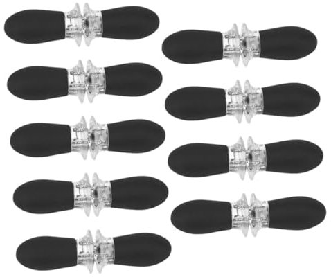 BESTonZON 9paires Supports à Réutilisables Acier Fourchettes Professionnelles Pour Barbecue Cuisine Camping Et Noir