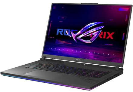 Asus ROG Strix G18 G814FM-DR9022W 18 (AMD Ryzen 9 9955HX, 16 Go DDR5, 1 to SSD, NVIDIA GeForce RTX 5060, Windows 11) - Clavier AZERTY