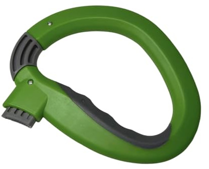 Milageto Grocery Bag Carrier Handle Shopping Bag Holder Reusable Portable Effort Saving Lightweight Comfortable Grip Carrying Handle, Green