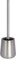 Wenko Solid Escobillero, Acero Inoxidable, Plata, 11x11x38 cm