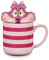 Disney Cheshire - Tazza con coperchio Cat Peek-a-Boo
