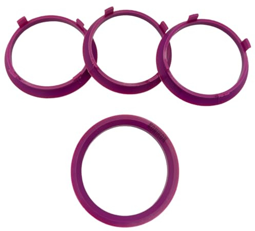 KONIKON 4X Zentrierringe 70,1 x 65,1 mm Violett Felgen Ringe Radnaben Zentrierring Adapterring Ring Felgenring Distanzring Made in Germany