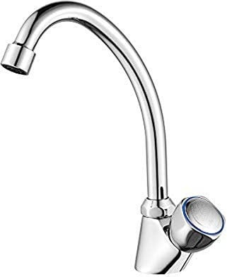 IBERGRIF M18754 Ballet, Mitigeur d'Evier Retro, Robinet de Cuisine Eau Froide Uniquement, Chromé, argent