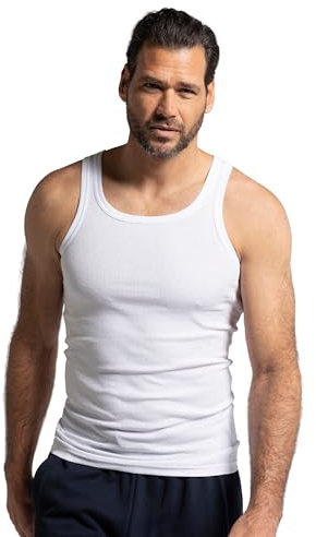 JP 1880 Herren Tank Unterhemd, weiß, L, 782617