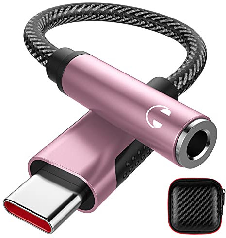 iMangoo USB C to 3.5 mm Jack Adapter for Pixel 9 Pro 8a 7 6a, Type C to 3.5mm Headphone DAC Mic Aux Digital Audio Earphone Adaptor for iPhone 16 15 Samsung Galaxy S24 A55 A35 A54 A34 S23 POCO X6 Pro