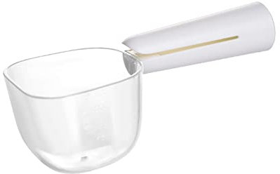 Croselyu Cuillère à nourriture pour animaux de compagnie, cuillère de nourriture pour chien, pelle à nourriture pour chat, plastique ABS, 1 pièce (échelle)