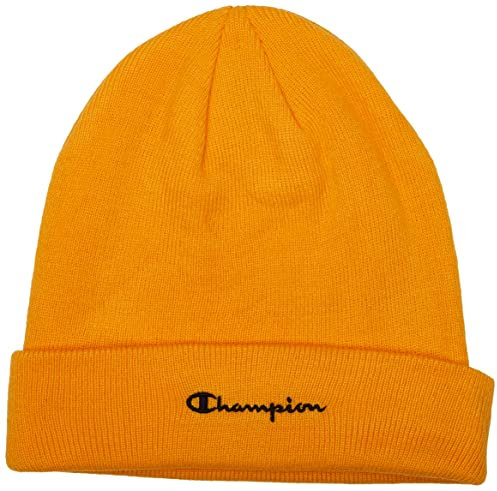 Champion Unisex Knit Beanie-Mtze, Senfgelb, Einheitsgröße für alle