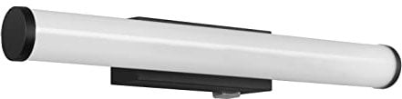 Trio Leuchten LED Bad Wandleuchte Mattimo 283270132, Metall Schwarz matt, Kunststoff weiß, inklusiv 4.3 Watt LED