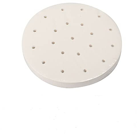 100 Sheet Round Steamer Paper, 3/3.5/4/4.5/5/5.5/6/6.5 Inch Air Fryer Paper, Non Stick Steamer Liner Sheet for Cake Tin, Baking, Toaster Oven, Cooking