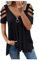 Tunika Tshirt Shirt Oversize chicme Fashion Damen Shirt Damen Kurzarm locker top Sommer Damen weisses Shirt Damen Damen Basic Langarmshirt Damen Set t Shirt rundhal tachtenbluse