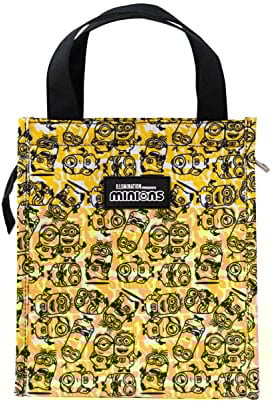 Grupo Erik Bolsa Almuerzo Minions con Aislamiento Frio/Calor - Bolsa Almuerzo Infantil Ligera y portátil - Bolsa térmica Porta Alimentos | Bolsa Nevera - Bolsa isotérmica - Accesorios Minions