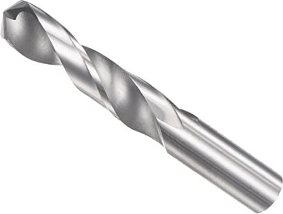 CoCud Solid Carbide Drill Bits, 7.7mm Diameter, YG6 (C2/K20) Tungsten Carbide Straight Shank Twist Drill Bits - (Applications: for Stainless Steel Alloy), 1-Piece