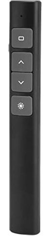 Topiky Präsentations-Clicker für Powerpoint, Kabellose Presenter-Fernbedienung, Präsentations-Clicker mit Hyperlink-Lautstärke-Fernbedienung, USB-PPT-Folienvorschub für Besprechungen Im