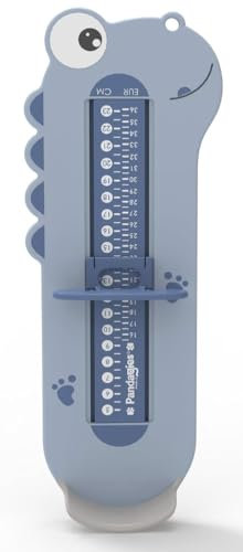 Pédimètre Bébé et Enfant - Pointure de 0 à 35 - Dispositif de Mesure Pied pour Determiner la Pointure à Partir du Nourrisson - Mètre Pied Bébé (Bleu)
