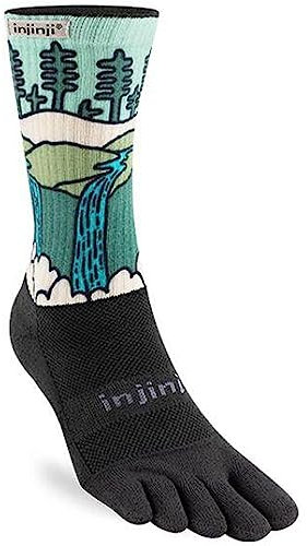 Injinji Artist Designed Men's Crew Cascade S