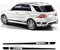 Karosserie aufkleber aufkleber für Mercedes Benz ML Class W163 W164 W166 ML63 AMG ML320 ML350,Körper dekoration Auto externe Tuning Zubehör,A-Black