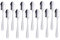 SBOMHS Teelöffel 12 stück aus Edelstahl Kaffeelöffel 13,5 CM kleine Löffel Espressolöffel Dessertlöffel Mini Teaspoons Metall Mokkalöffel (Silber)