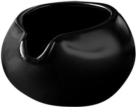 FELTECHELECTR Ceramic Milk Jug Unique Spout Design Vintage Style Pitcher for Milk and Sauces for Restaurants and Home Use Easy to Serve and Clean