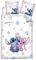 Parure de Lit Stitch & Angel 1 Personne, Housse de Couette 140x200 cm + Taie d'oreiller 65x65 cm, Polycoton