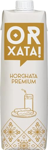 Horchata Seleccion Premium - Or xata Brick 1 litro - 6 Botellas - Horchata Valenciana de Chufa - Horchata Premium - Sin Gluten