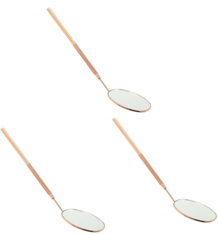 Healeved 3stücke Eyelash Mirror Roségold Für Wimpernverlängerungen Praktischer Make-up-spiegel Für Salon Und Zuhause Leicht Und Tragbar Für Und Anfänger
