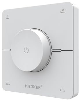 LIGHTEU®, Miboxer 2,4 GHz Rotierende CCT Szenenfernbedienung mit Magnethalterung Farbtemperatur Helligkeit dimmbar, K0