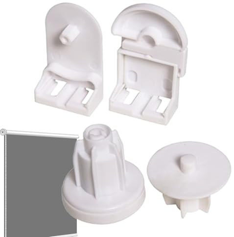 Goowafur Beschläge für Rollvorhänge, Verbindungsstück für Rollvorhänge - Beschläge Schienenrolle Deckenmontierte Vorhangschiene | Deckenmontierte Beschläge, praktischer Schienenschienenverbinder für