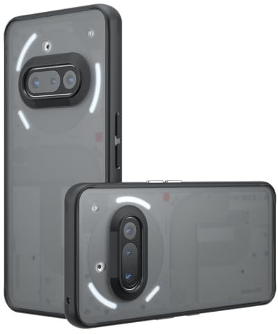 TINGYR Hülle Kompatibel mit Nothing Phone 3a, Handyhülle Stoßfest rutschfest Kratzfest Anti-Fingerprint Bumper Schutzhülle, SchutzHülle Kompatibel mit Nothing Phone 3a.Schwarz