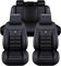 Auto Sitzbezüge Set für Dacia Jogger 2022 2023 2024 2025, 5 Sitzer Schonbezüge Sitzschoner Vorne Hinten Wasserdicht Sitzauflage Accessories,B-Black