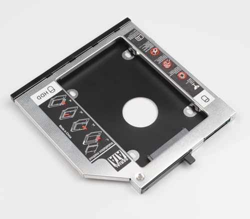 Heretom Laptop HDD SSD Hard Drive Caddy Tray for Lenovo Thinkpad T400, T400s, T410, T410s, T420s, T430s, T500, W500, 2.5 Inch, 9.5mm
