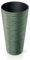 B2C Round FURU Style Look Textured Planter Tall Flower Plant Pot Indoor Outdoor Garden Decor Modern Elegant Patio Home (Earth Green, 300mm - 12)