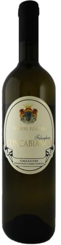 Concabianco, Vino Bianco Falanghina e Pallagrello, Galluccio DOC, 13% Vol (1 bottiglia)