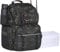 Angelrucksack mit Boxen(inkl), 50L Angelkoffer mit Kühlfach Fishing Tackle Box Wasserdichter– Großes Angel Tasche Verstellbare Trennwände, Rutentaschen für Angeln, Camping & Outdoor-Abenteuer (Camo)