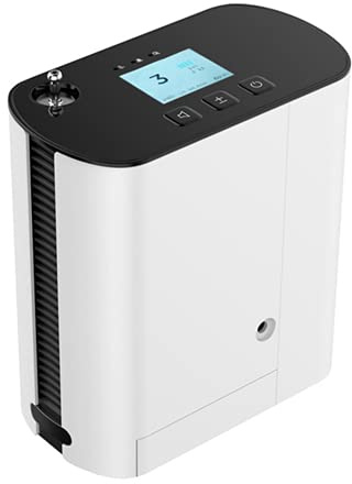 Concentratore e generatore di ossigeno portatili 1-3 L/min Attrezzatura per la salute della famiglia ad alta purezza con macchina a basso rumore e completa degli accessori.,STD