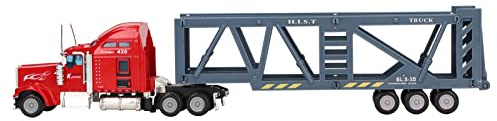 Acouto RC Container Truck /65 Interactive Alloy Semi Trailer Truck Toy for Kids RC Container TruckRe