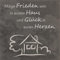 Fritz Cox® Steinkreuz-Haussegen 'Möge Frieden Sein Frieden in eurem Haus und Glück in euren Herzen'