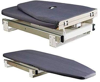 SAROSORA Asse da stiro retrattile per armadio, facile da installare (blu navy)