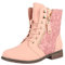 Elara Damen Stiefeletten Worker Boots Spitze Chunkyrayan B9812-KB Rosa-42