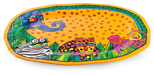 EGAN vassoio in Melamina Laurel Burch Linea Jungle