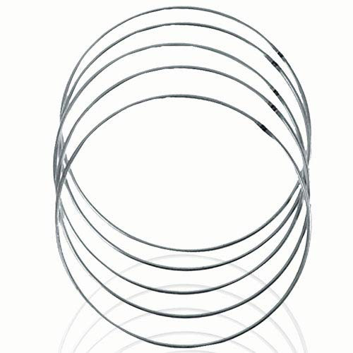 SMITS Metallring rund Silber lackiert 50 cm Ø, 2 Stück