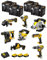 DeWALT Kit DWK804T (DCD796 + DCH273 + DCG405 + DCF887 + DCS331 + DCS369 + DCS391 + DCL050 + 3 Batteries de 5,0 Ah + Chargeur + 4 x TSTAK VI)