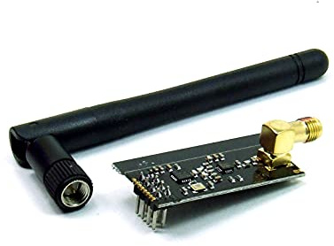 POPESQ® 1 Stk. x NRF24L01+ 2.4G Wireless Transceiver Module mit Verstärker und Antenne 100m #A4288