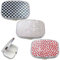 Feelairy 3 Stück Metall Pillendose Klein Pillenetui mit Spiegel, Tragbare Reise Pillendose 2 Fächer Tablettenbox Unterwegs Klein Pillenetui, Elegantes Medizin Vitamin Organizer Case Pill Box