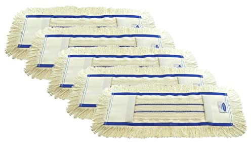 maxxi4you 5 x Premium Wischmopp Bodenwischer Baumwolle 60 cm