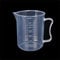 Vasos medidores de plástico de 500 ml, jarras medidoras transparentes reutilizables para mezclar resina, pintura, manchas epoxi